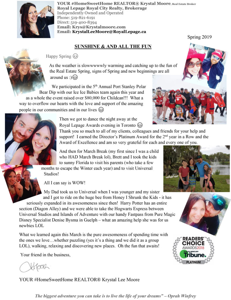 Letter from the Heart Spring March and April image